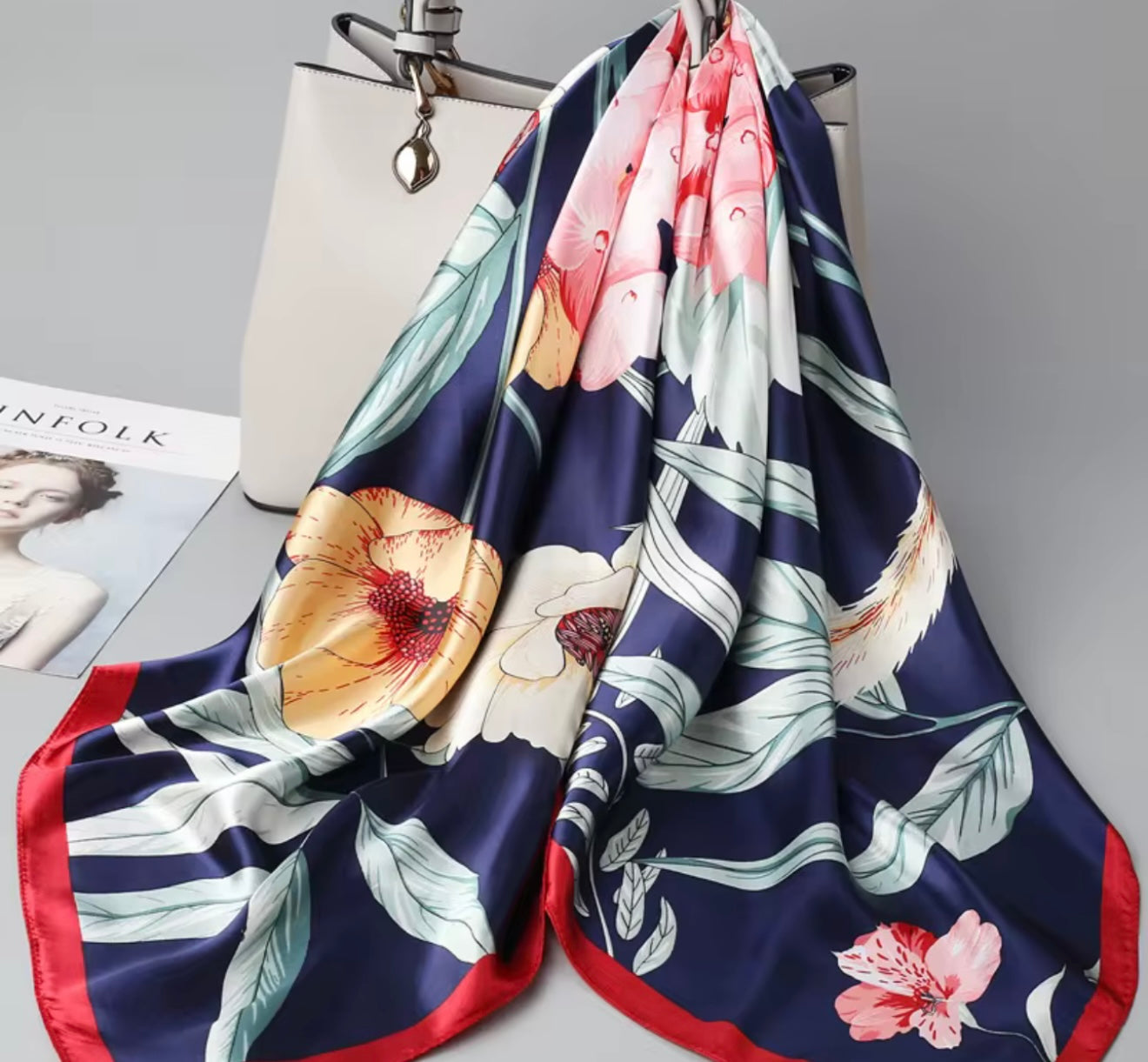 Miss Satin Silk Scarfs