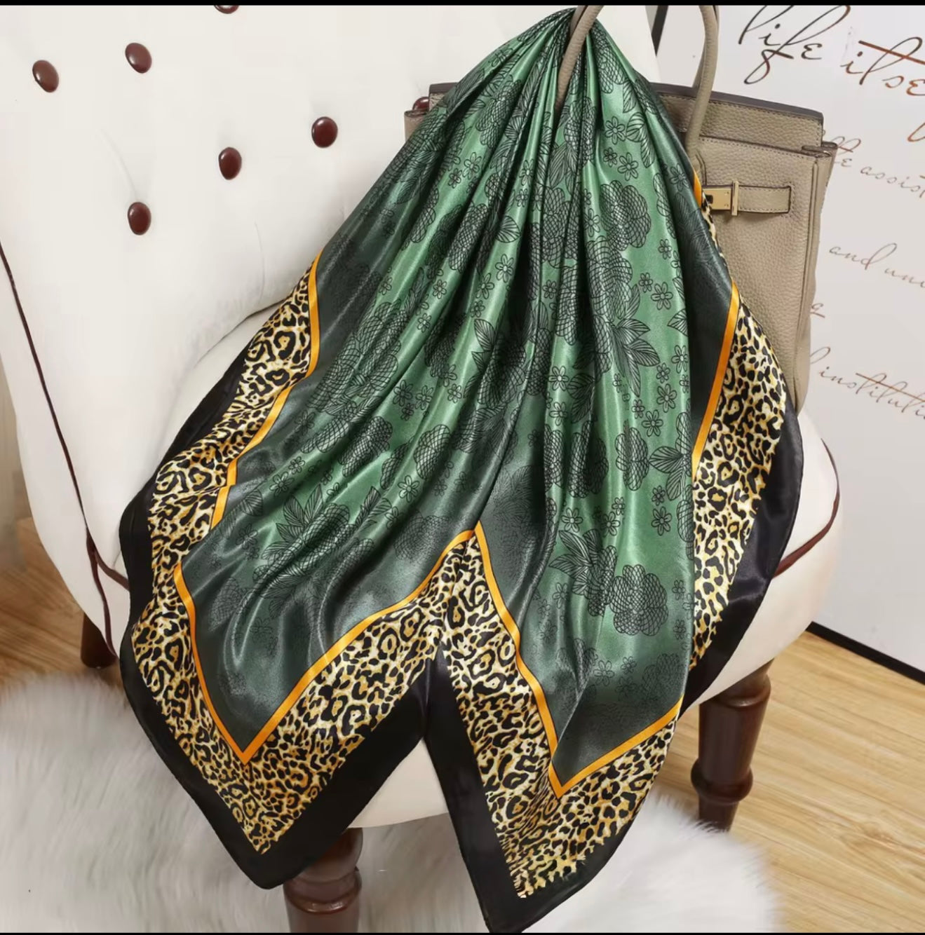 Miss Satin Silk Scarfs