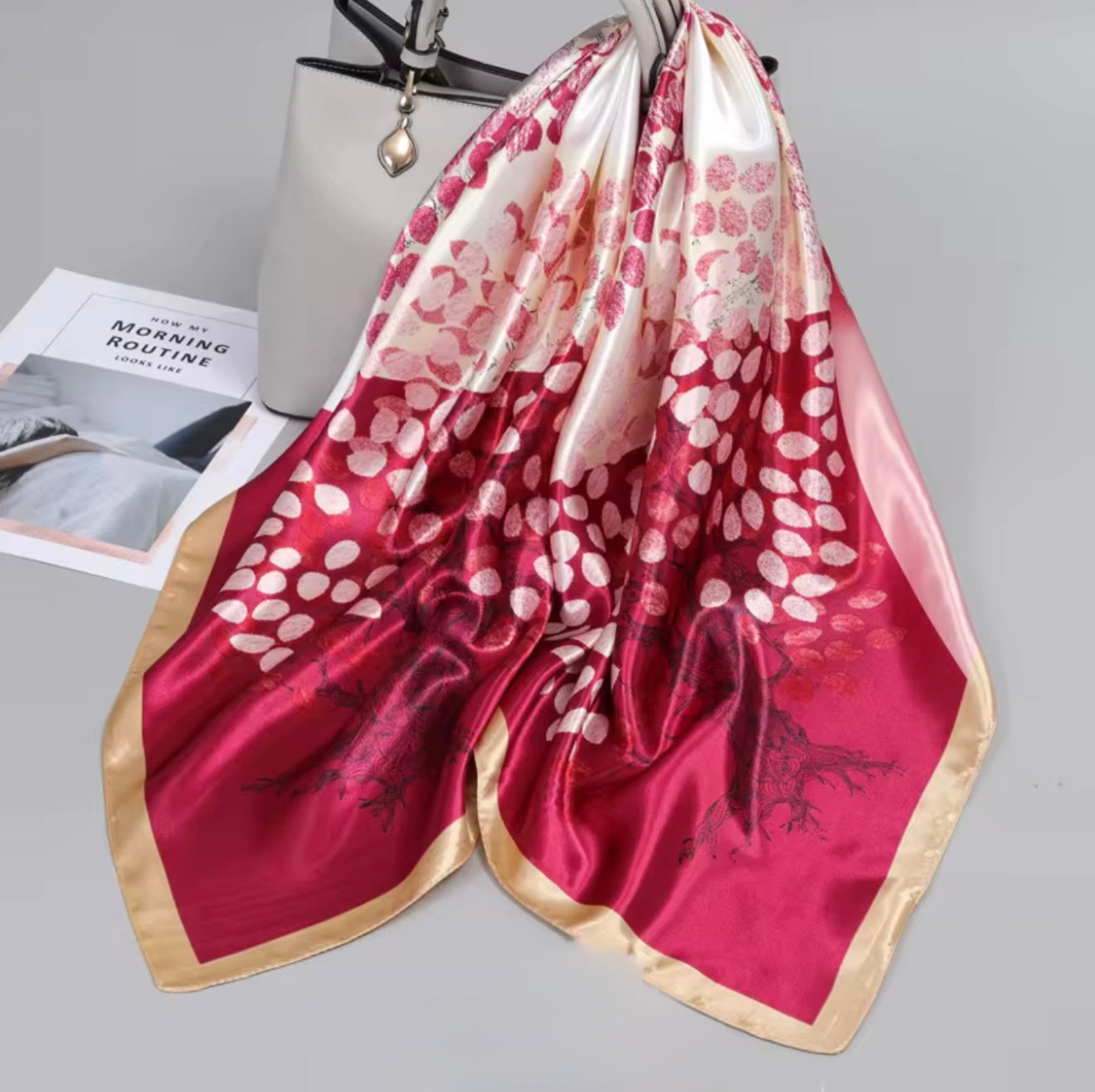 Miss Satin Silk Scarfs