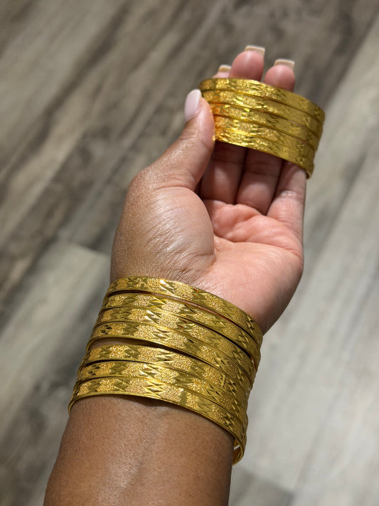 24K Gold Bangles
